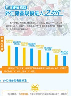 正確看待外匯儲備進(jìn)入&ldquo;2&rdquo;時代