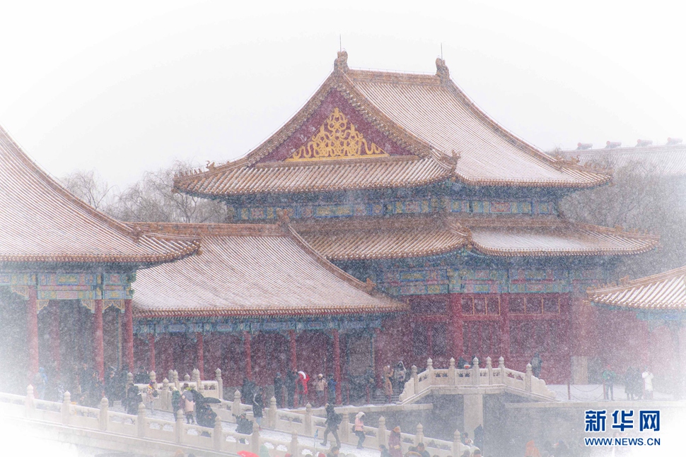 故宮飛雪