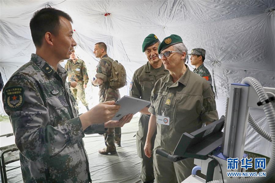 （國際）（5）多國軍官觀摩中德&ldquo;聯(lián)合救援-2019&rdquo;衛(wèi)勤實(shí)兵聯(lián)合演習(xí)