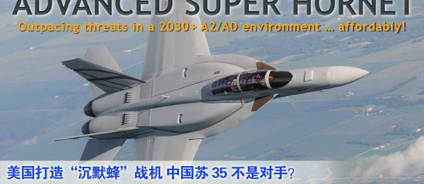 美國打造&ldquo;沉默蜂&rdquo;戰(zhàn)機(jī) 中國蘇35不是對手？