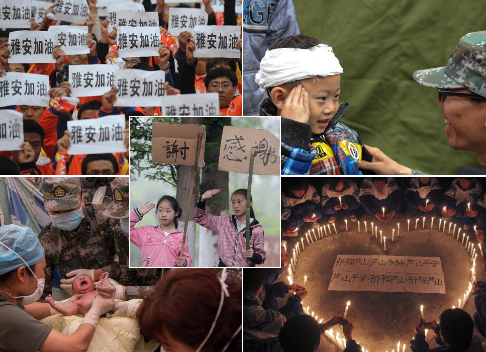 蘆山地震七日祭：&ldquo;悲傷過后，帶著希望繼續(xù)前行&rdquo;