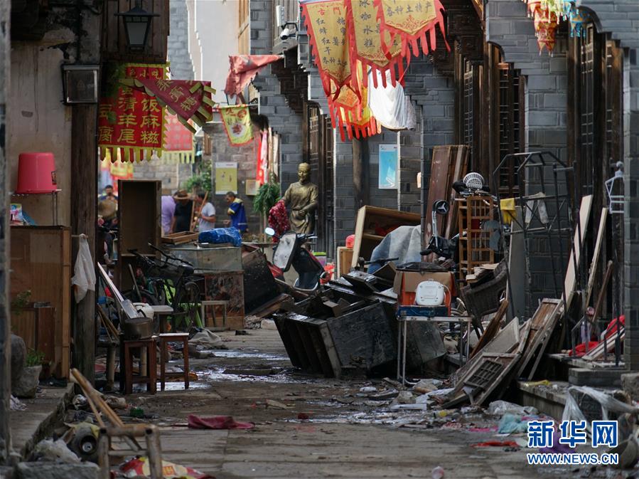 （關(guān)注&ldquo;利奇馬&rdquo;&middot;圖文互動(dòng)）（2）古城洪災(zāi) 八方馳援&mdash;&mdash;洪水災(zāi)害下的浙江臨?，F(xiàn)場(chǎng)目擊