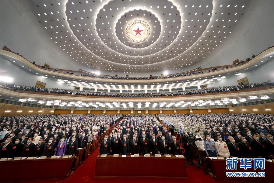 （兩會(huì)&middot;人大開(kāi)幕&middot;XHDW）（35）十三屆全國(guó)人大三次會(huì)議在京開(kāi)幕