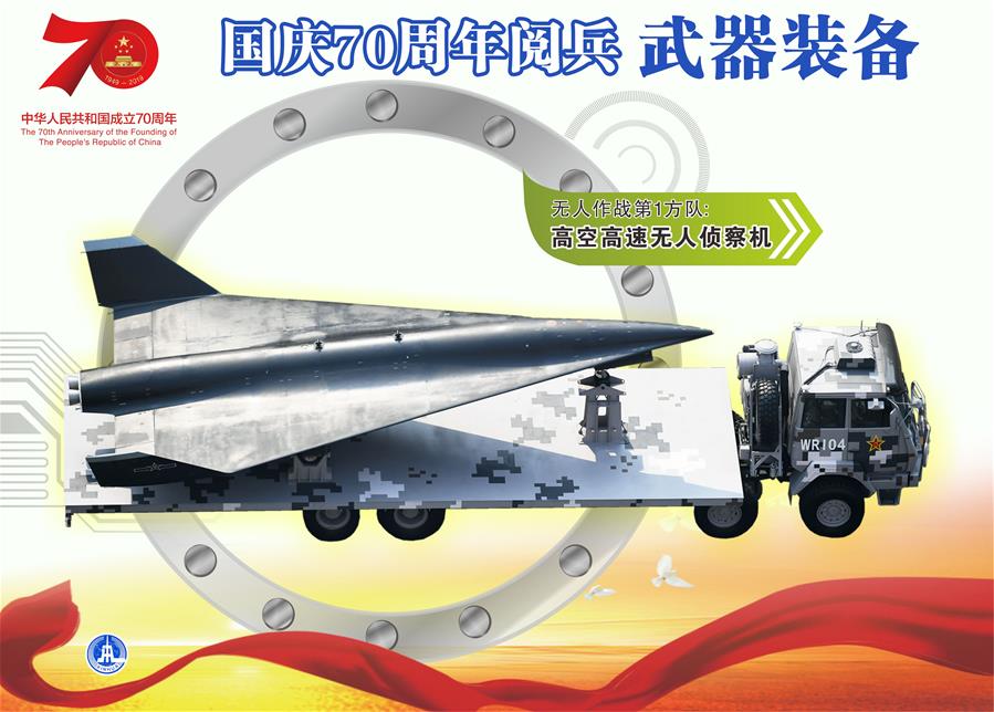 （圖表）[國(guó)慶70周年]國(guó)慶70周年閱兵&mdash;&mdash;武器裝備（高空高速無(wú)人偵察機(jī)）