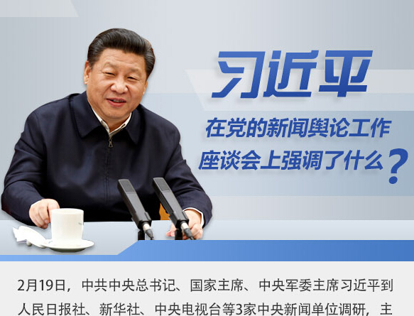 習(xí)近平在黨的新聞?shì)浾摴ぷ髯剷?huì)上強(qiáng)調(diào)了什么？