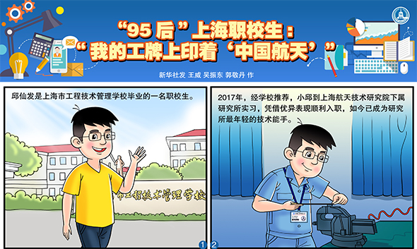 &ldquo;95后&rdquo;上海職校生：&ldquo;我的工牌上印著&lsquo;中國航天&rsquo;&rdquo;