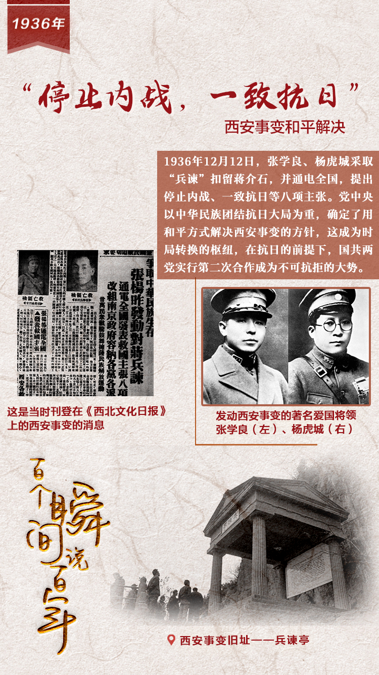 1936，&ldquo;停止內(nèi)戰(zhàn)，一致抗日&rdquo;