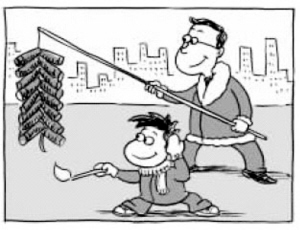春節(jié)若遇霧霾，煙花怎么放？