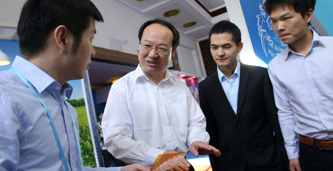 北京市科委黨組書(shū)記呼文亮指導(dǎo)2015年科技周主場(chǎng)籌備工作