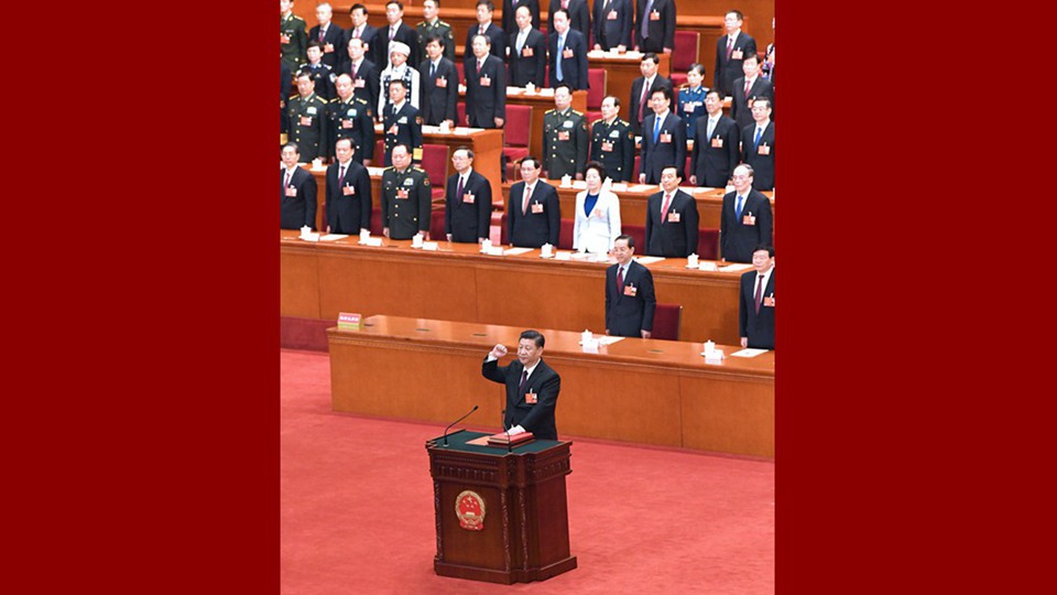 習(xí)近平當(dāng)選國(guó)家主席、中央軍委主席