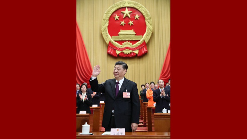 習(xí)近平當(dāng)選國(guó)家主席、中央軍委主席