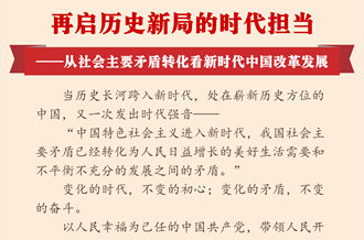 再啟歷史新局的時代擔當&mdash;&mdash;從社會主要矛盾轉化看新時代中國改革發(fā)展