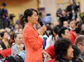 中央電視臺記者提問