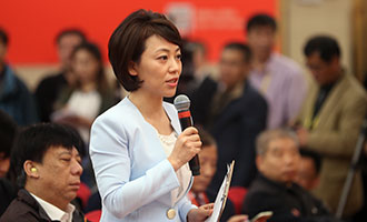 中央電視臺、中國國際電視臺記者提問