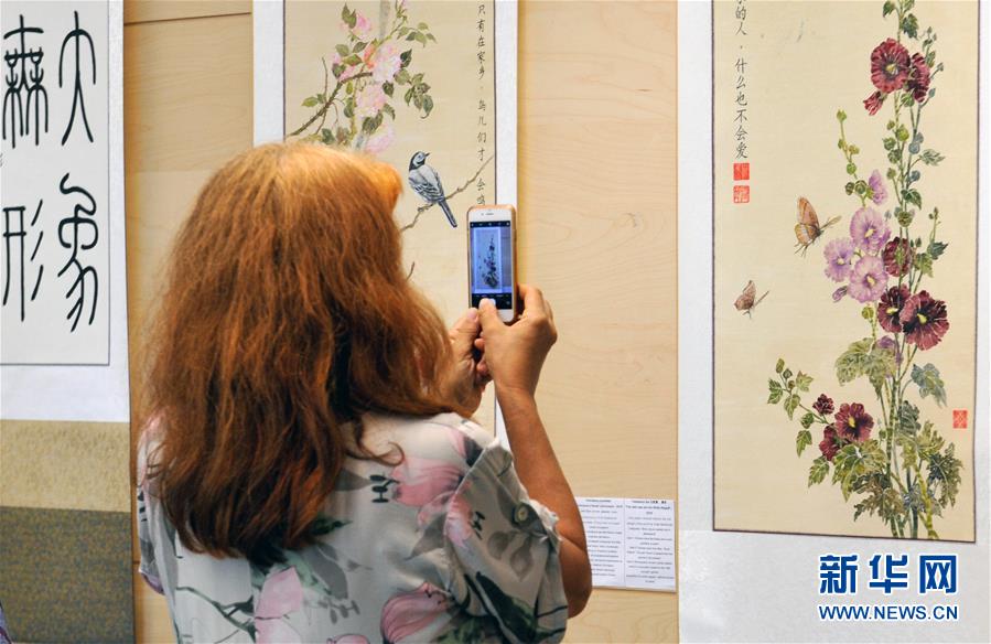 （國際）（1）&ldquo;遠(yuǎn)與近&rdquo;中國風(fēng)格書畫展在拉脫維亞開幕