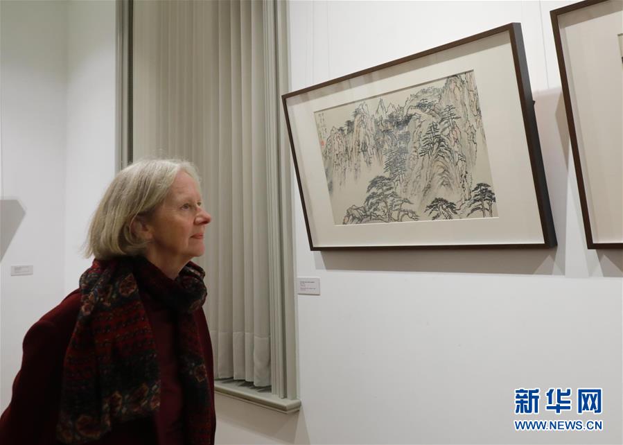 （國(guó)際&middot;圖文互動(dòng)）（1）劉海粟國(guó)畫(huà)作品展在布魯塞爾開(kāi)幕