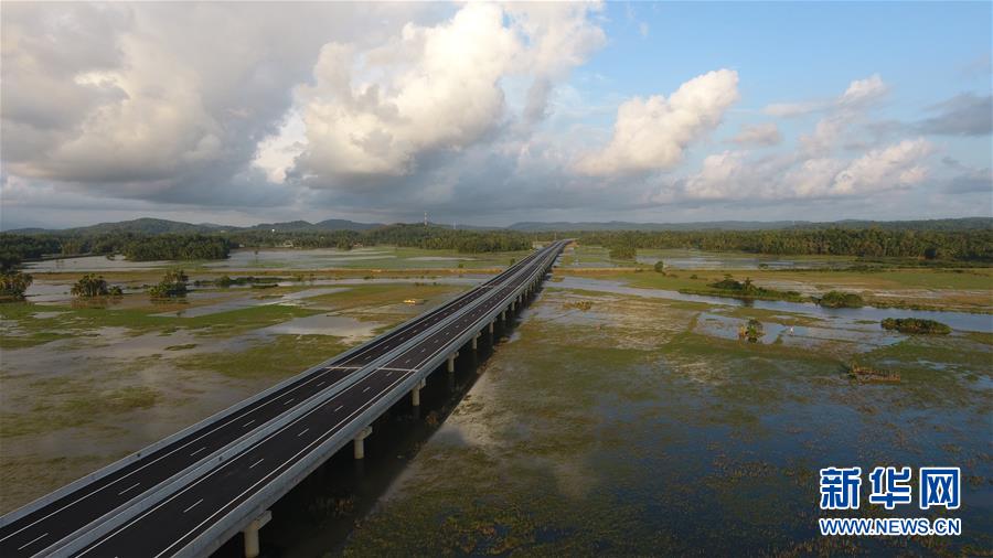 （國(guó)際&middot;圖文互動(dòng)）（4）中企承建斯里蘭卡南部高速公路延長(zhǎng)線全線通車