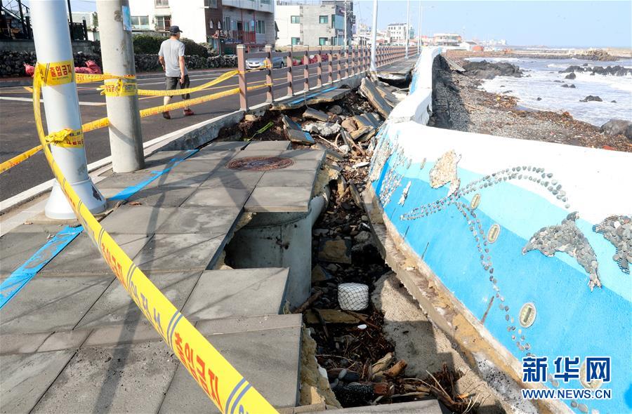（國際）（2）超強(qiáng)臺風(fēng)&ldquo;美莎克&rdquo;過境韓國致1死1傷