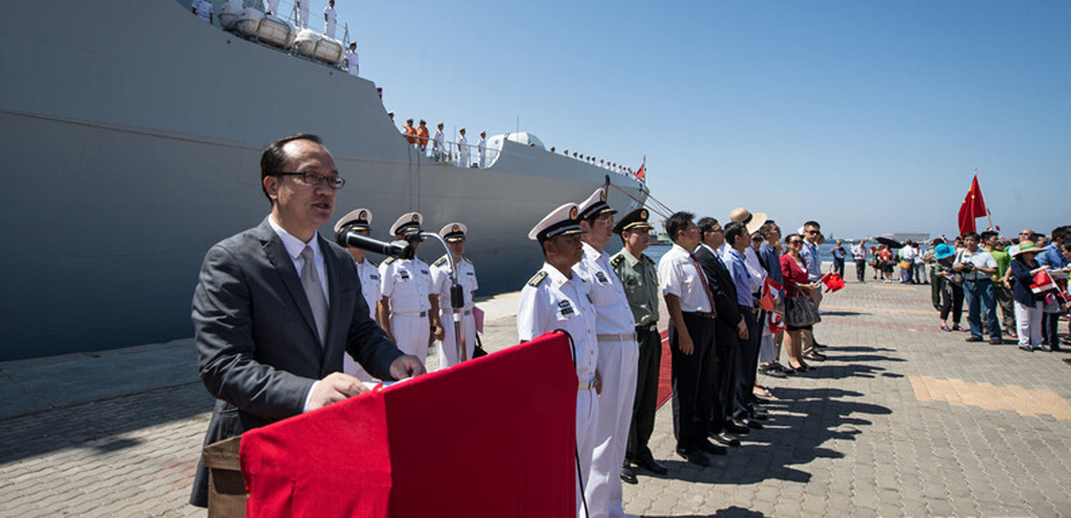 友誼、和平、交流、合作：中國(guó)海軍152艦艇編隊(duì)到訪埃及
