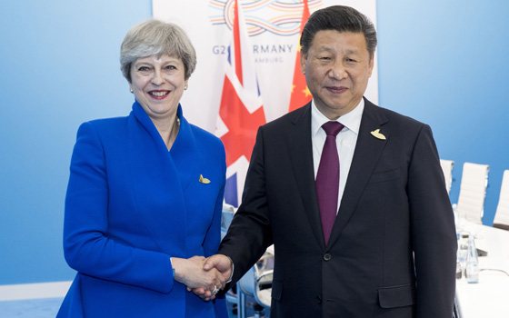 習(xí)近平會(huì)見(jiàn)英國(guó)首相特雷莎&middot;梅