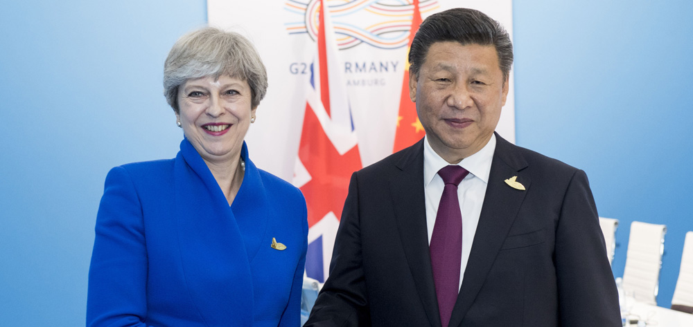 習(xí)近平會(huì)見(jiàn)英國(guó)首相特雷莎&middot;梅