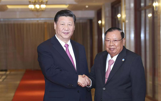 習(xí)近平再次會(huì)見老撾人民革命黨中央委員會(huì)總書記、國(guó)家主席本揚(yáng)